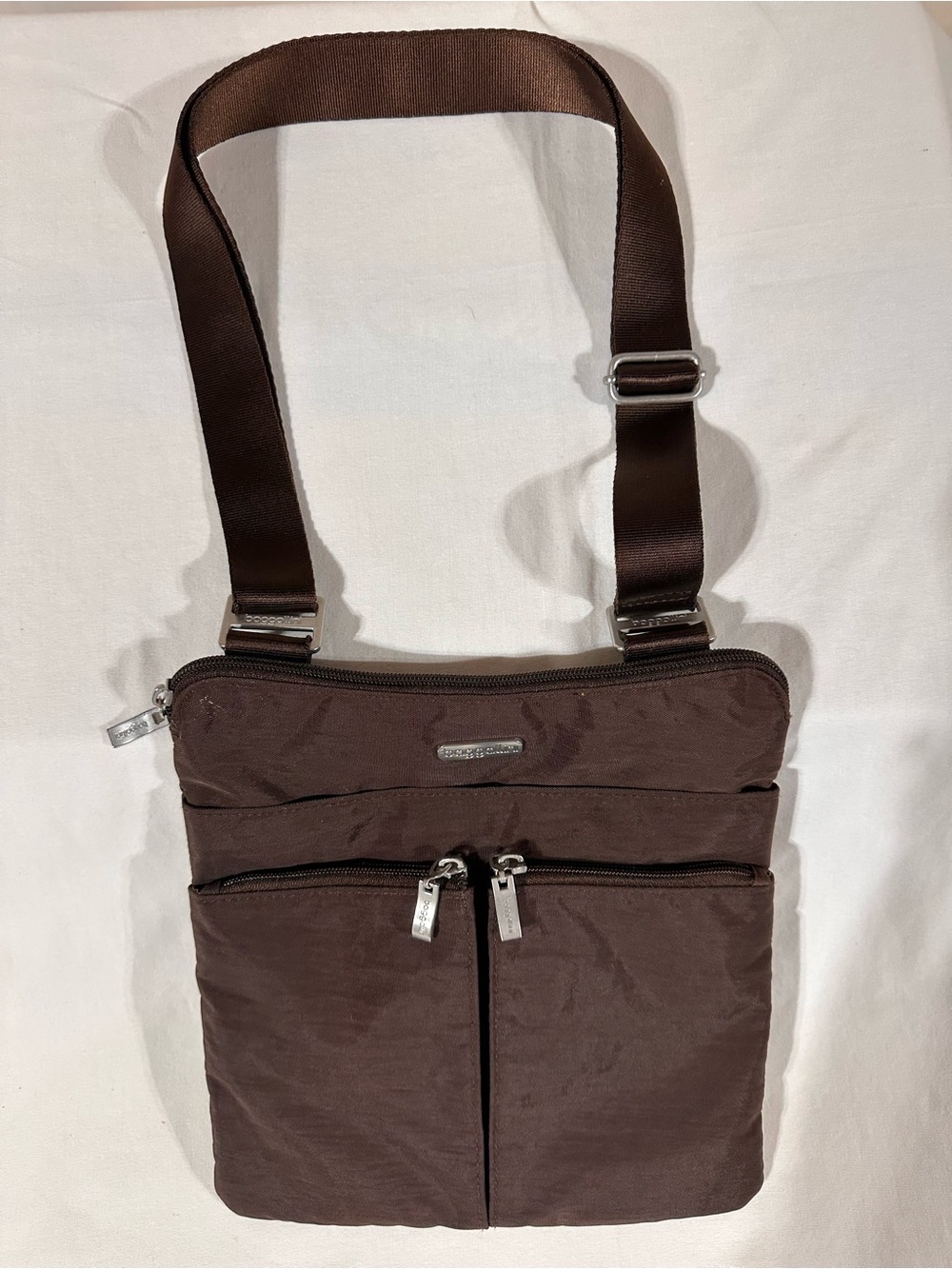 Brown Crossbody Shoulder Bag - Travel Organizer